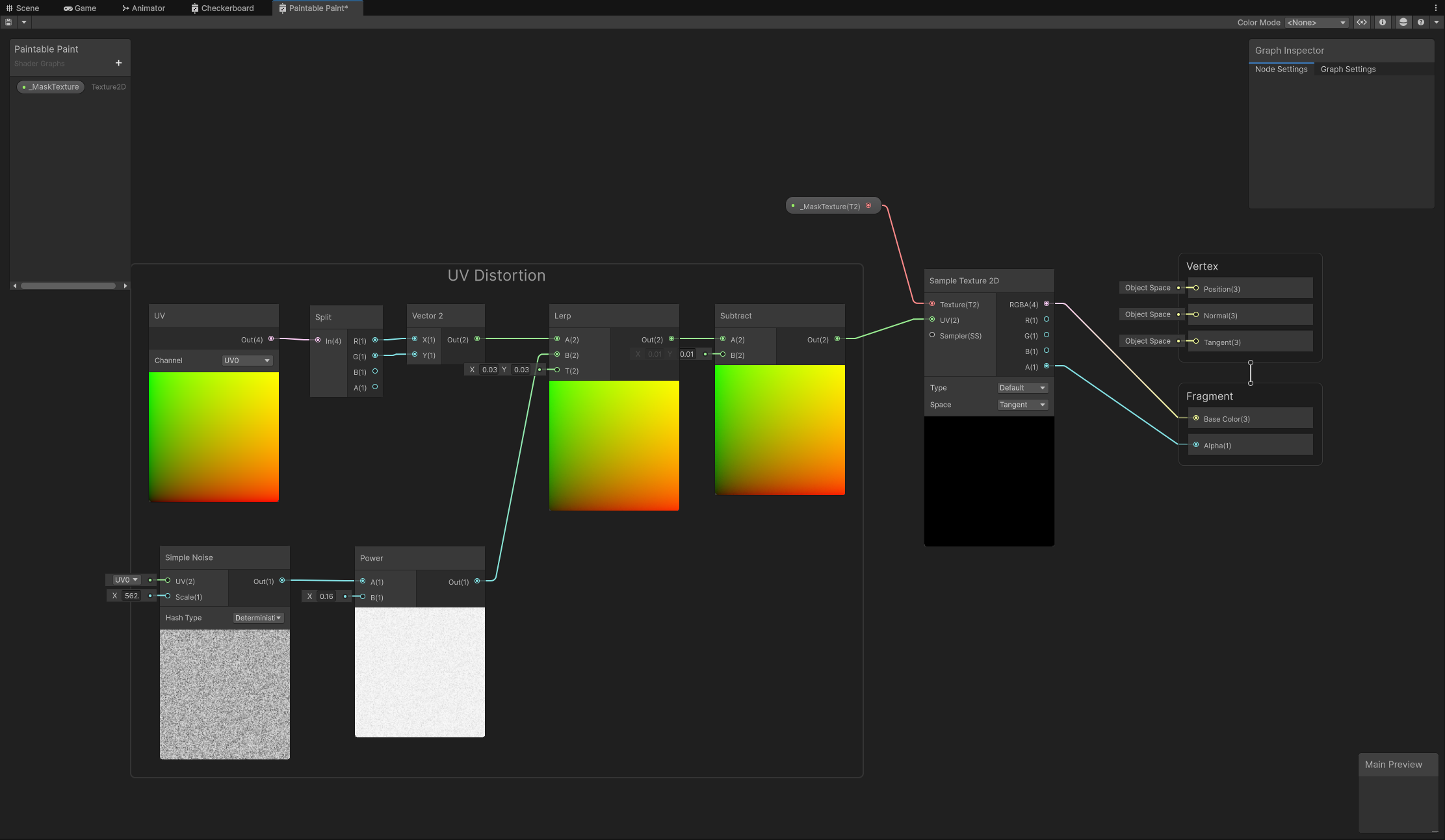 Paint Shader Graph